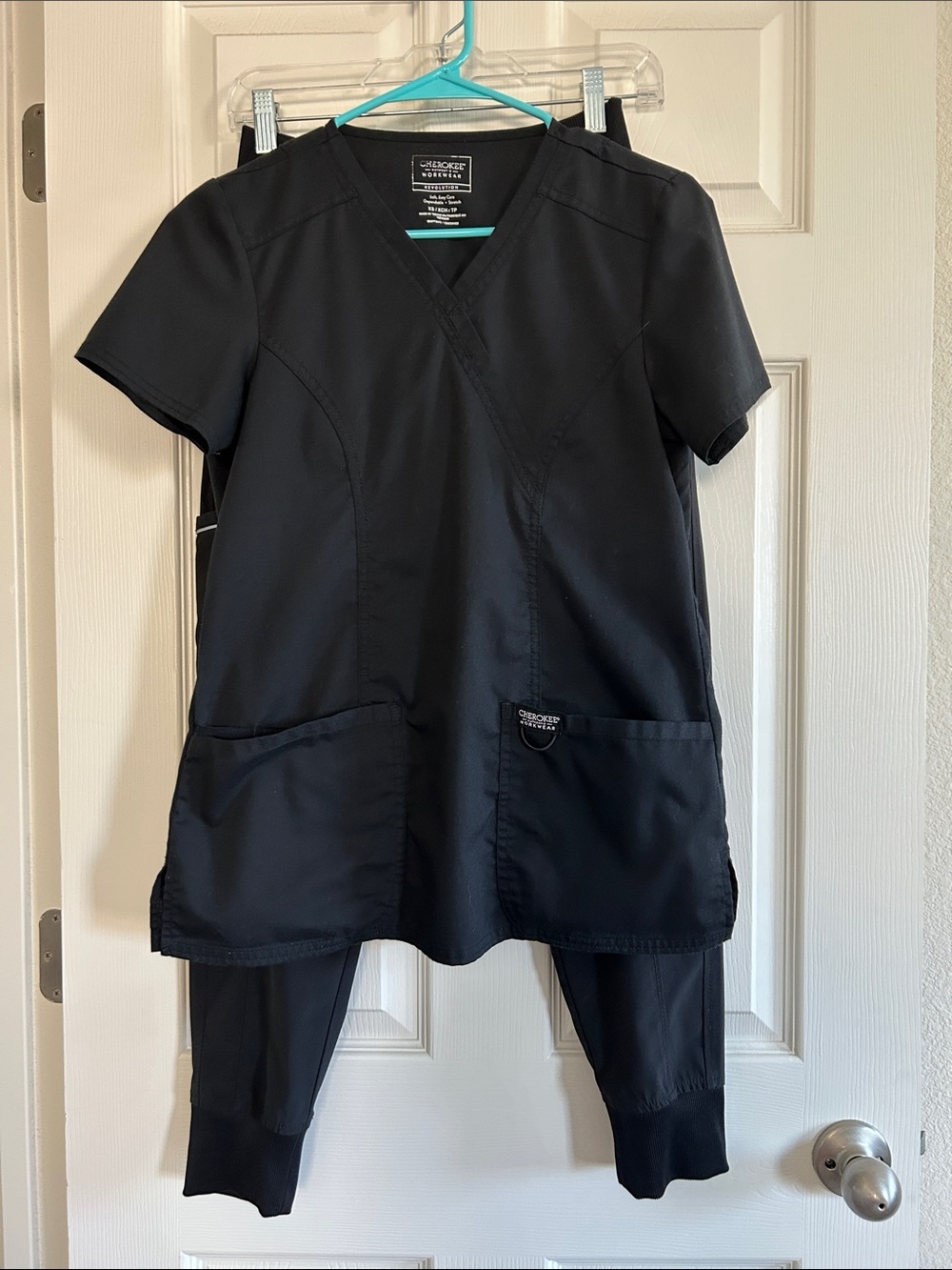 Black scrub set (2)